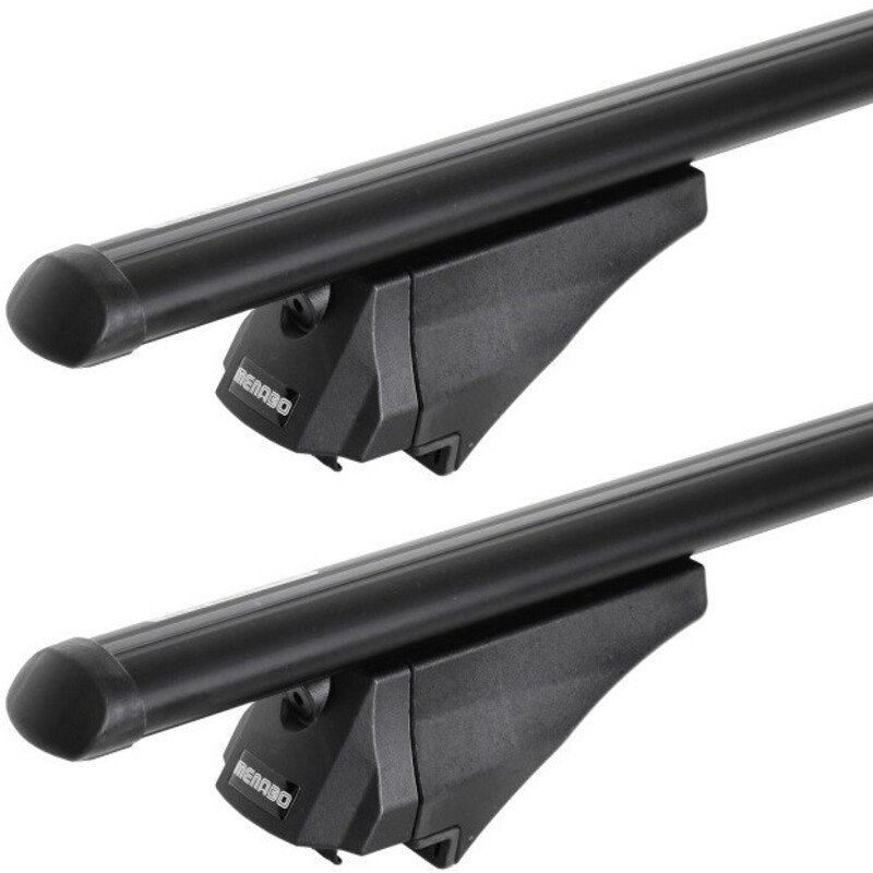Barres de toit Transversales pour Fiat 500X 2015-2026 ABE Noir 2x
