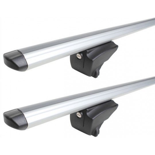 Menabo Barres de toit transversales pour DS DS7 Crossback 2017-26 Acier Gris 2x