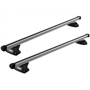 Barres De Toit MENABO Tema Pour VW T6 Transporter (à Partir De 2015) | Aluminium | Longueur 150 Cm | Fixation Points D'origine - 12