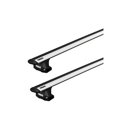 Barres De Toit Aluminium Blanc Pour Citroën C4 Picasso I 07-13 - Fixation Points F6, Capacité 50 Kg
