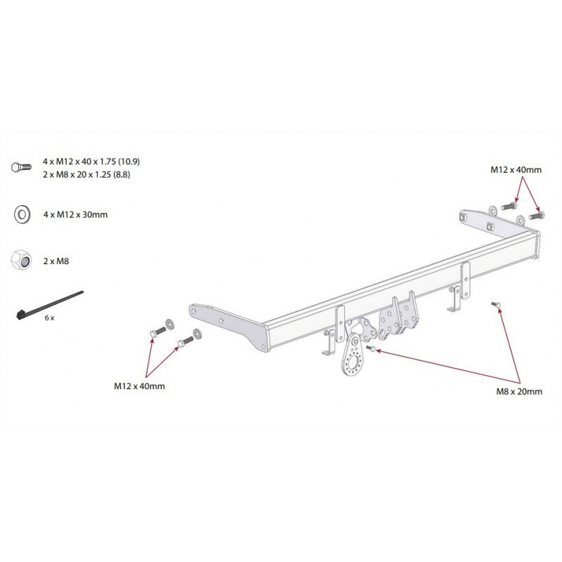 Attelage Hyundai I20 + faisceau universel multiplexé 7 broches 55160 — free download