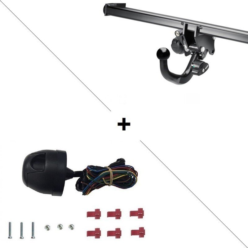 Attelage Rigide Pour Peugeot 807 2002-2014 - Avec Kit électrique 7 Broches Universel, Homologué UE