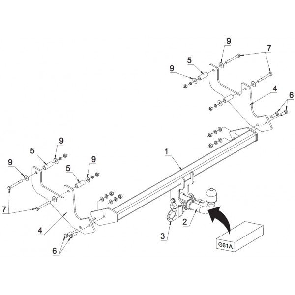 Attelage + Faisceau électrique Universel 7 Pins - Pour Skoda Superb Break (09/2009 - 09/2015)