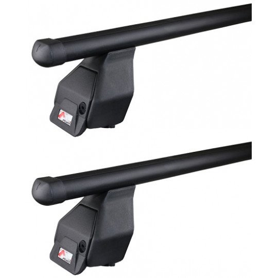 Barres De Toit En Acier Pour Peugeot 3008 (2009-2016) - Porte-bagages Noir, Fixation Sur Points De Montage, Capacité 75 Kg